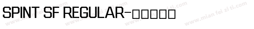 Spint SF Regular字体转换